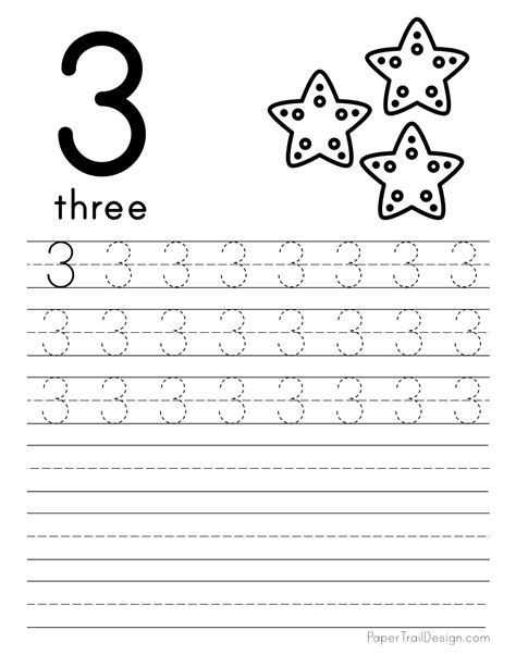 Number Tracing Sheets 10 Preschool Math Worksheets Number Recognition