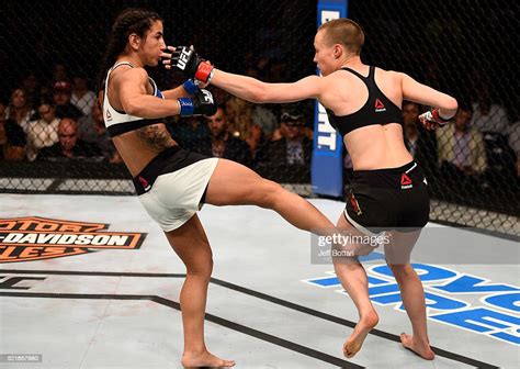 Tecia Torres Kicks Rose Namajunas In Their Women S Strawweight Bout