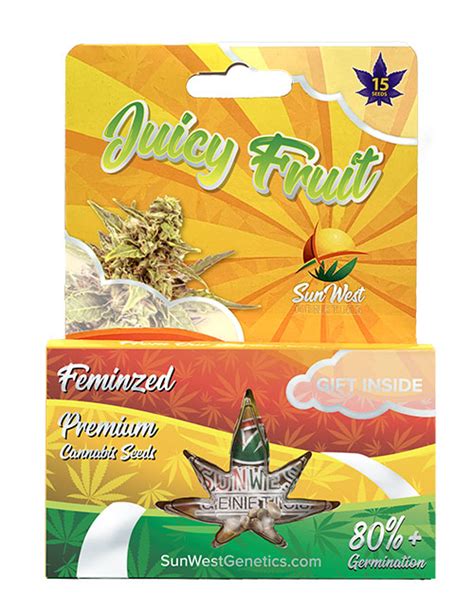 Juicy Fruit Feminized Seeds Sun West Genetics