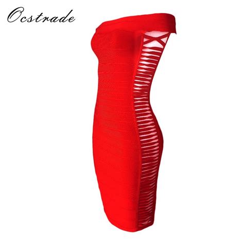 Ocstrade Bodycon Off The Shoulder Bandages Party New Arrival 2017 Sexy