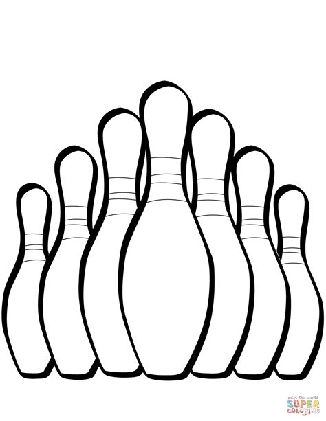 Bowling Pins Coloring Page Free Printable Coloring Pages For Kids