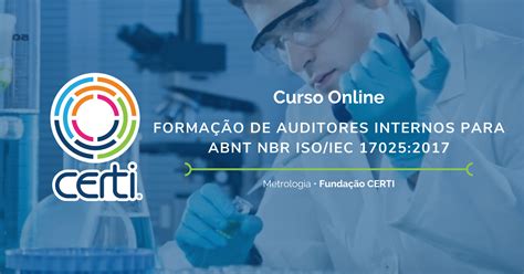 Formação De Auditores Internos Para Abnt Nbr Isoiec 170252017 Sympla