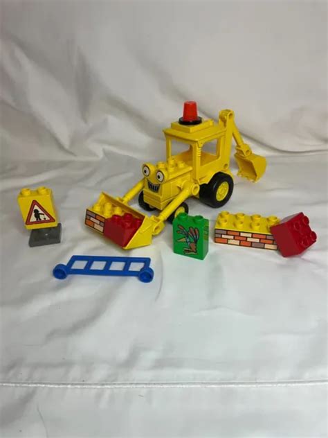 Lego 3272 Duplo Bob The Builder Scoop On The Road Retired Complete 2001