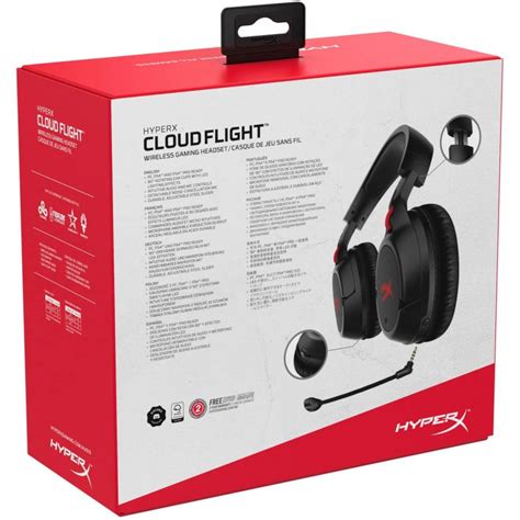 Hyperx Cloud Flight Wireless Gaming Headset With Noise Cancelling Microphone Geewiz
