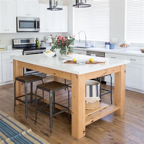 All of our kitchen islands can be customized and ordered with a top or without a top. Everybody deserves an AWESOME "gathering spot" like this ...