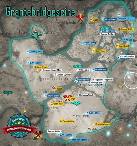 Assassins Creed Valhalla Grantebridgescire Map Gamepressure Com