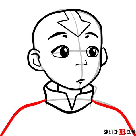 How To Draw Aangs Iconic Face In 7 Steps Avatar Drawing Guide