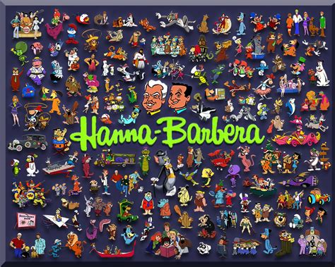Hanna Barbera Wallpaper Hanna Barbera Cartoon Collage Hanna Barbera