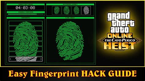 Easy Fingerprint Guide To Hack Fast The Cayo Perico Heist Gta Online