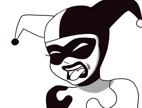 Harley Quinn Black And White By Tattooguy1991 On Deviantart