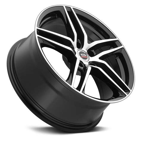 Spec 1® Sp 25 Wheels Gloss Black With Machined Face Rims
