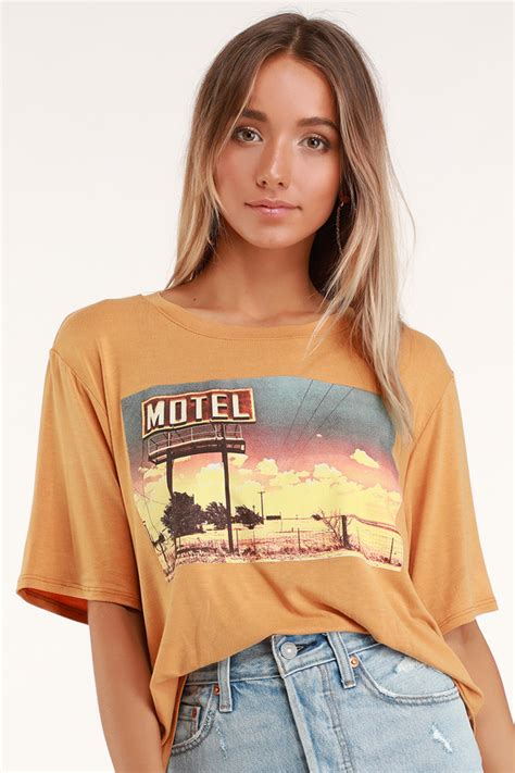 See our size chart to determine your size. Cute Graphic Tee - Orange Graphic Tee - Oversized T-Shirt ...