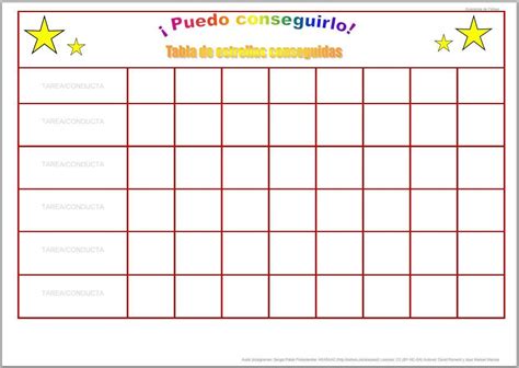 A Printable Spanish Calendar With Stars And The Words Puedo Consequirio
