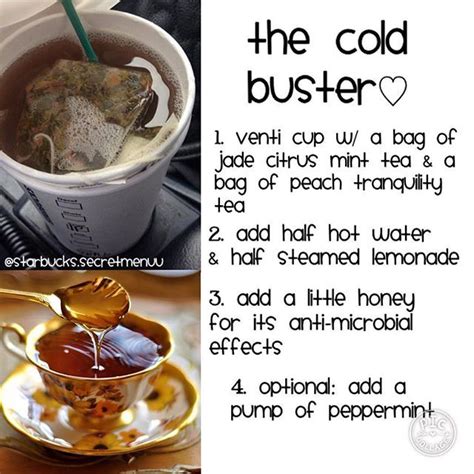 Starbucks Secrets On Instagram The Cold Buster♡ So Next Year You Won