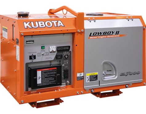 Kubota Gl7000tm 7000 Watt Lowboy Ii Series Industrial Diesel