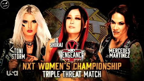 Wwe Nxt Takeover Vengeance Day 2021 Official Match Card Hd V1 Youtube