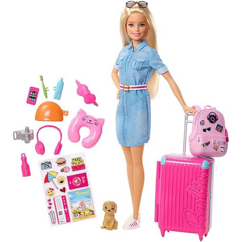 Mattel Barbie® Travel Doll And Accessories Playset Bed Bath And Beyond