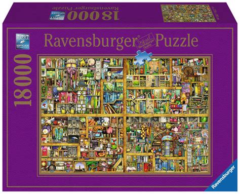 Ravensburger Adult Puzzles 18000 Pc Puzzles Magical Bookcase 17825