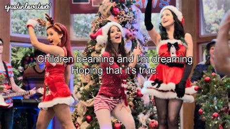 Its Not Christmas Without You Victorious Lyrics Youtube