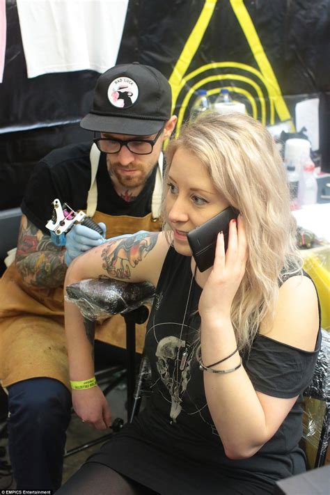 Thousands Of Tattoo Fans At London Convention Daily Mail Online