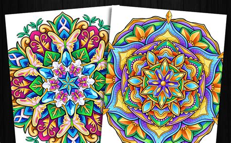 Mandala Coloring Book For Adults With Beautiful Patterns