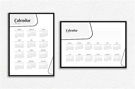 Calendario Anual 2024 Plantilla Canva Gratis Personal