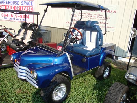 Chevy Truck Built On A Club Car Gas Chassis Golf Carts Custom Golf Carts Best Golf Cart