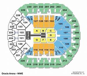Oracle Arena Seating Chart Section 109 Elcho Table