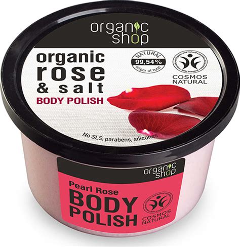 Organic Shop Scrub Σώματος Rose And Salt 250ml Skroutzgr