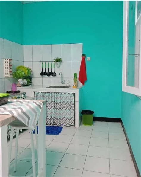 8 Inspirasi Rumah Minimalis Dengan Kombinasi Warna Hijau Tosca Exterior