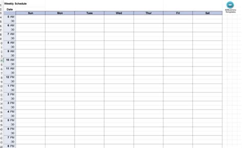 Weekschema Maken In Excel Otosection