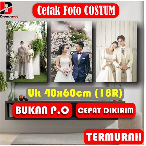 Jual Cetak Foto Bingkai X Cm R Cetak Foto Wedding Costumfoto