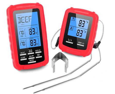 Yh 2050 Wireless Remote Digital Cooking Meat Thermometer With Rf433