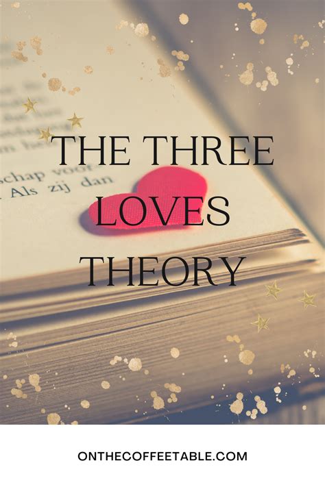 The Three Loves Theory Relationships Different Kinds Of Love Types