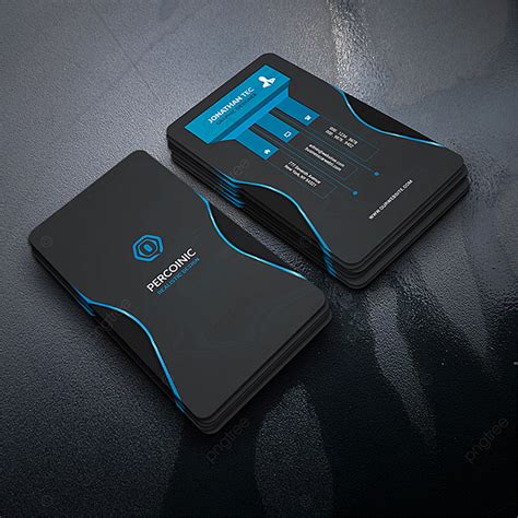 Minimal overlay photography business cards. Black Unique Business Card Template for Free Download on ...