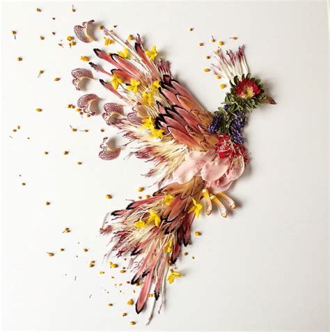 25 Blossoming Pieces Of Flower Art Made With Real Blooms