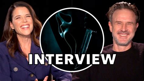 Scream 5 Interview Neve Campbell And David Arquette Talk Favorite