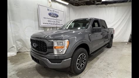 Carbonized Grey 2022 Ford F 150 Stx Review Macphee Ford Youtube