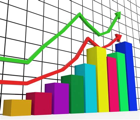 Free photo: Graph Increasing Indicates Growth Statistics And Increase ...