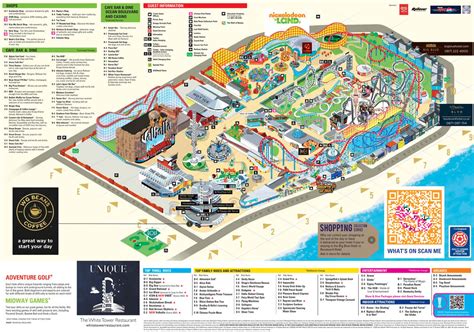 Blackpool Theme Park Map