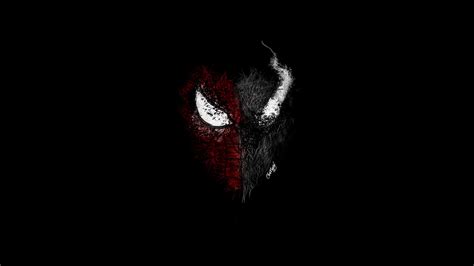 Marvelcomics wallpaper 3840x2160 venomspiderman venommarvel 4kwallpaper nordicbastard. Desktop wallpaper spider-man venom, minimal, face-off ...