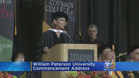 Kristine Johnson Gives Commencement Address At William Paterson University Youtube