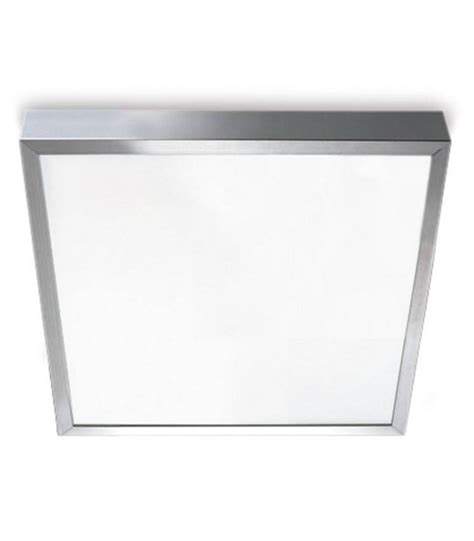 Close to ceiling light fixture type. LED Small Square Ceiling Light Aluminium