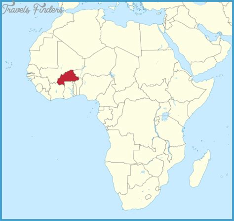 Discover sights, restaurants, entertainment and hotels. Burkina Faso Map - TravelsFinders.Com