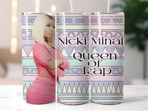 Nicki Minaj Png File Art Straight Tumbler File 20 Oz Etsy