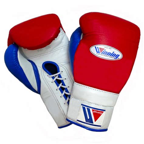 Winning Lace Up Boxing Gloves Red · White · Blue Wjapan Boxing