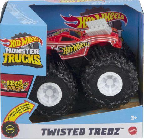Hot Wheels Monster Trucks Scale Rev Tredz Vehicle Rodger Dodger My