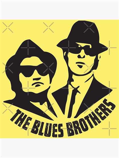 The Blues Brothers Artthe Blues Brothers Illustration Poster For