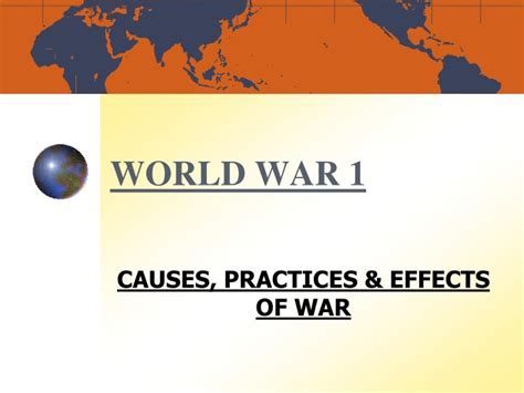 Ppt World War 1 Powerpoint Presentation Free Download Id5718618