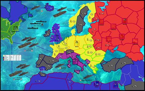 Map Of Europe During Ww2 Allies And Axis